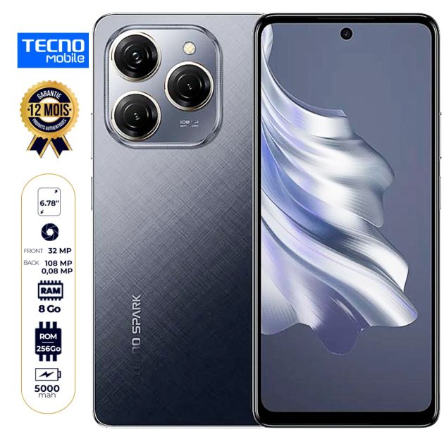 Tecno Spark 20 Pro+ — 256 Go